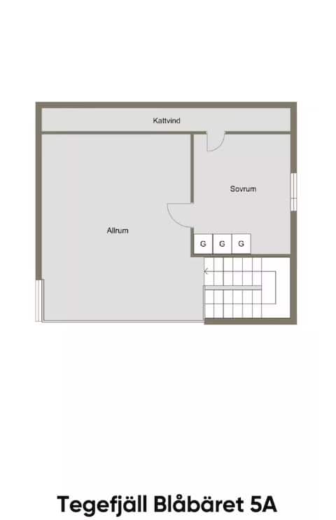 Planlösning övre plan